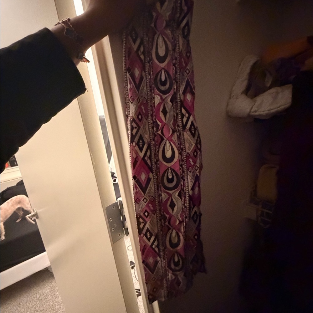 Emilio Pucci Vibrant Geometric Patterned Capri Pa… - image 3